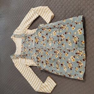 EUC Tahari Floral Jumper Dress